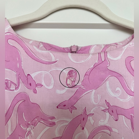 Vintage! Lilly Pulitzer Kangaroo Shift Dress - Picture 4 of 5